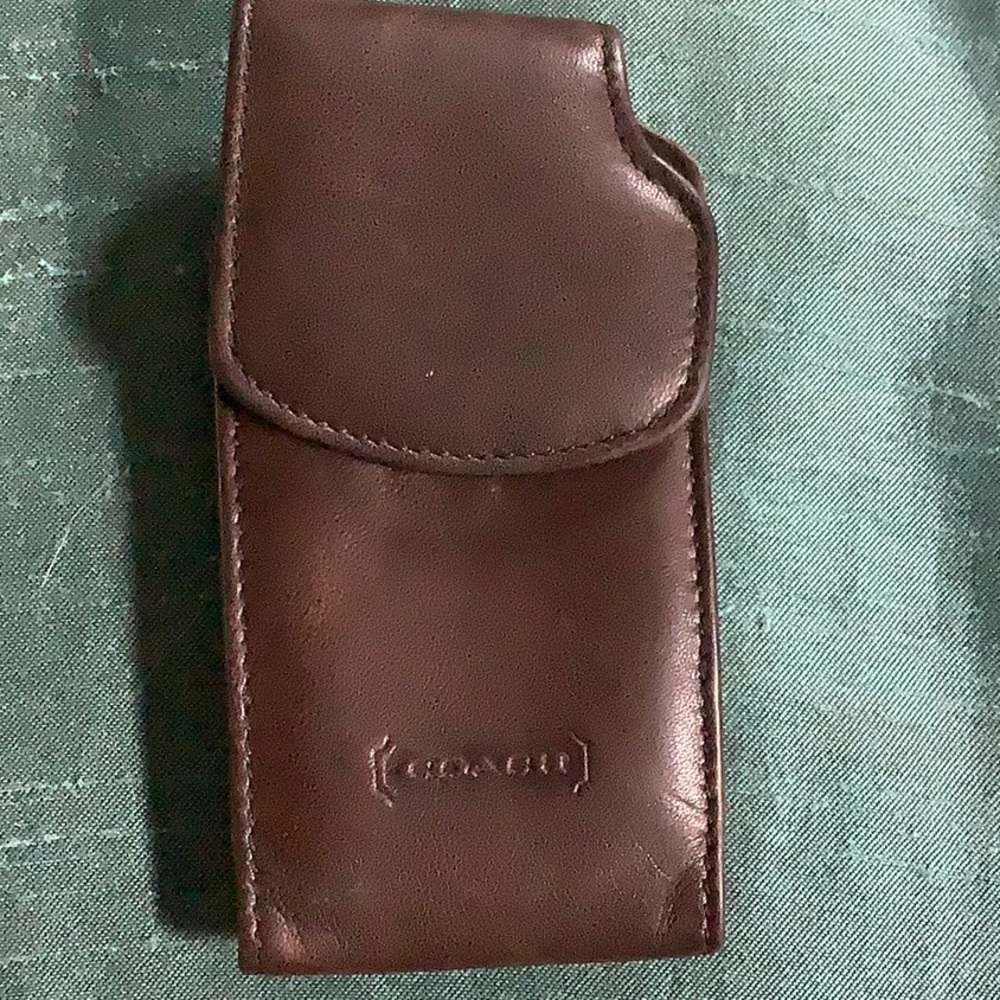 Coach Leather accessory case vintage